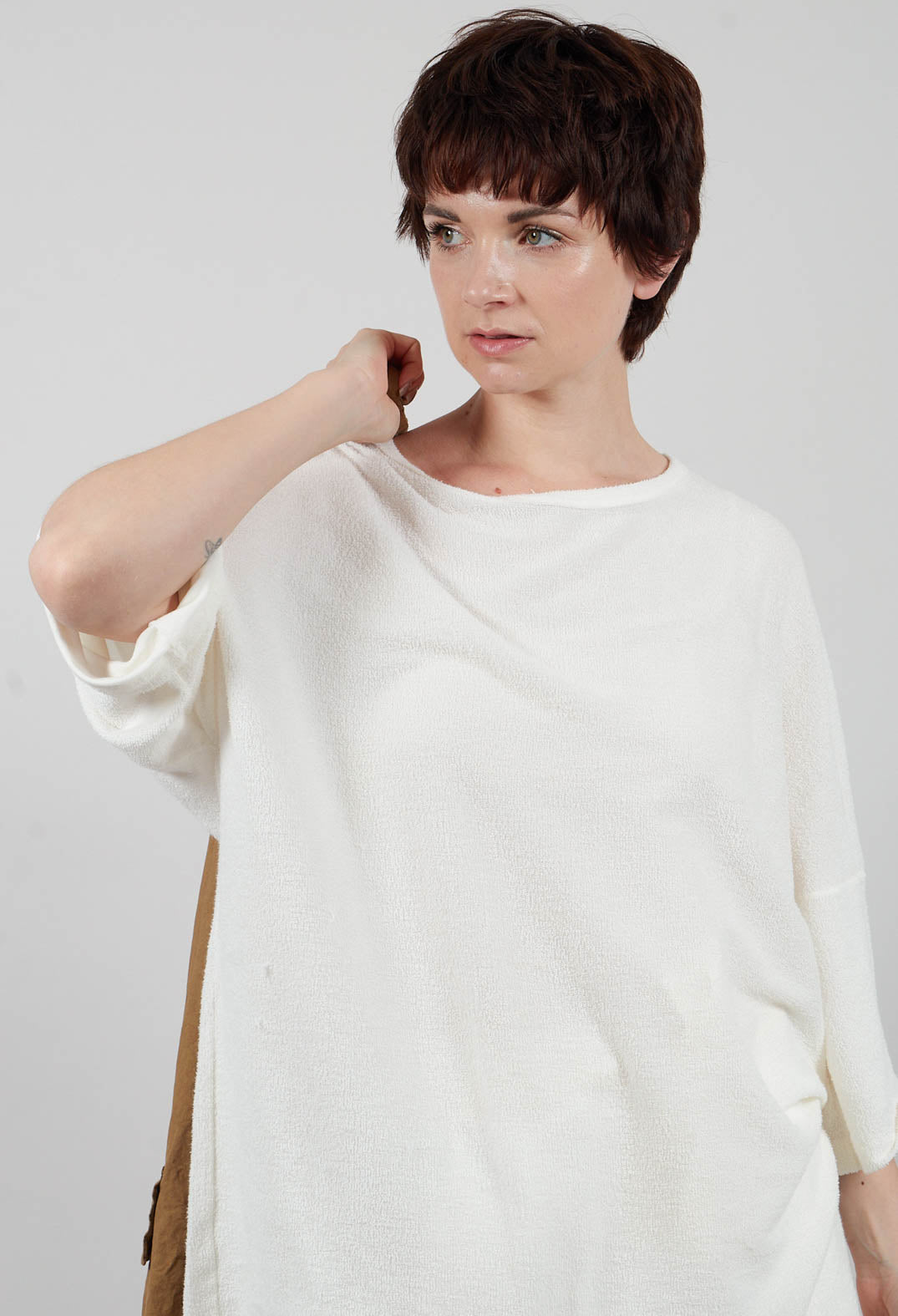 Big T-Shirt F in Milk