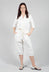 Tailored Collar Jumpsuit CC in White