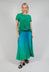 Boxy Skirt in Biscay and Fern