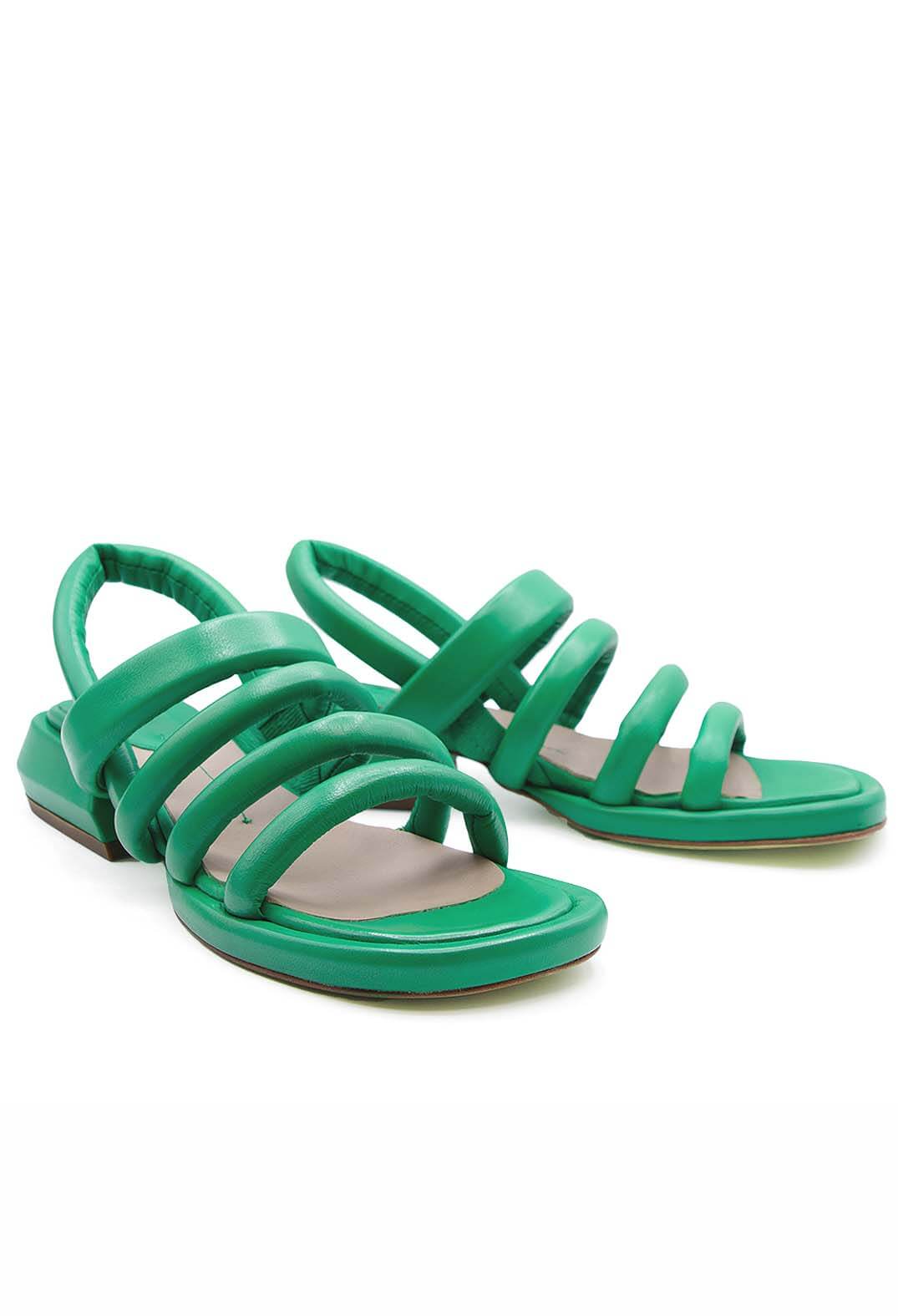 Strappy Sandals in Verde