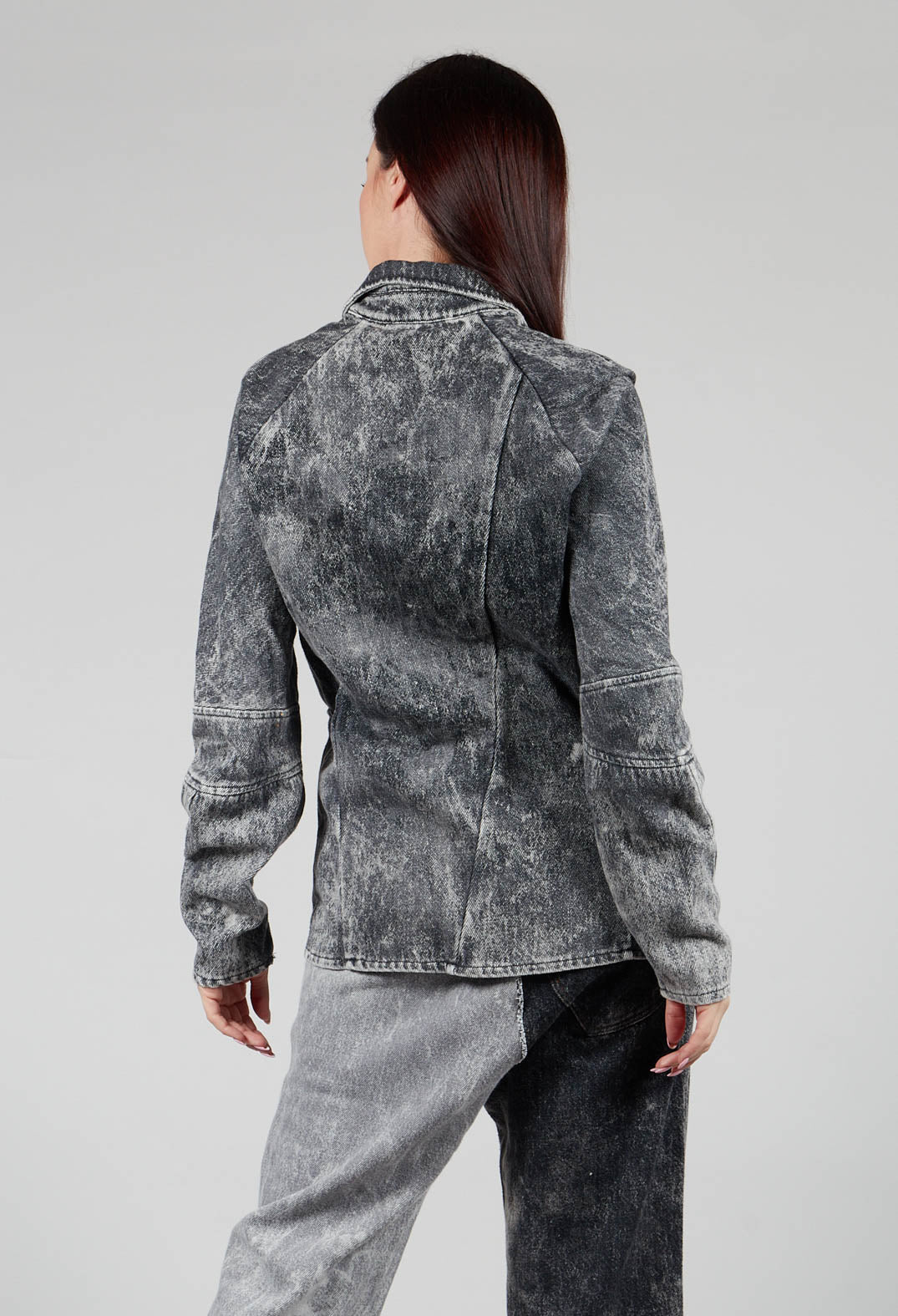 Denim Style Jacket in Grey