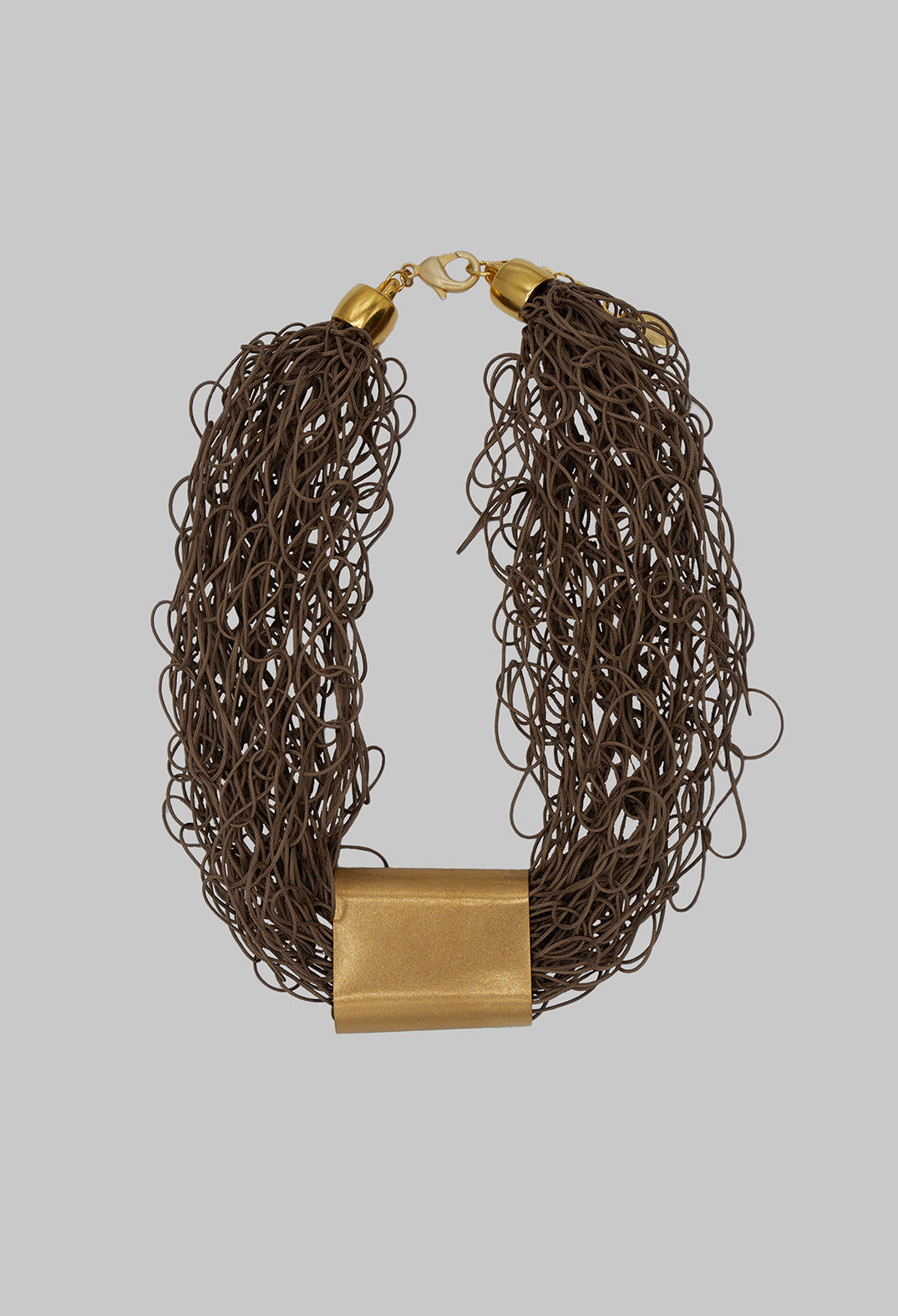 Bronze Woven Mesh Collar