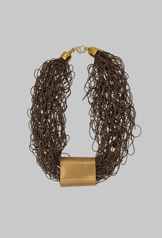 Bronze Woven Mesh Collar