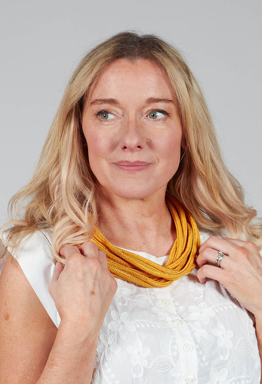 Yellow Rope Layered Necklace