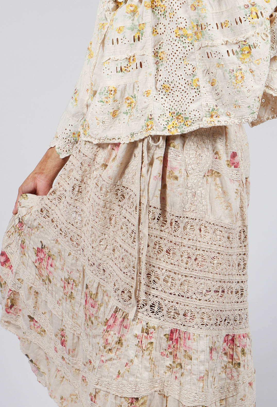 Floral Ada Lovelace Skirt in Victoria