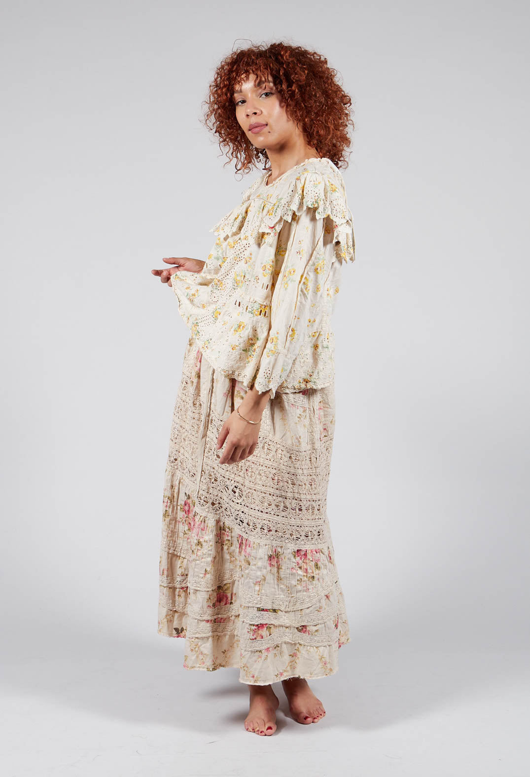 Floral Ada Lovelace Skirt in Victoria