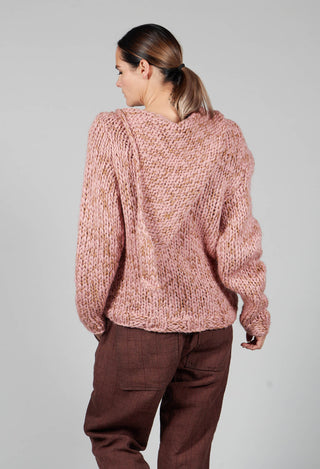 Chunky Knit Jumper in Amaretto