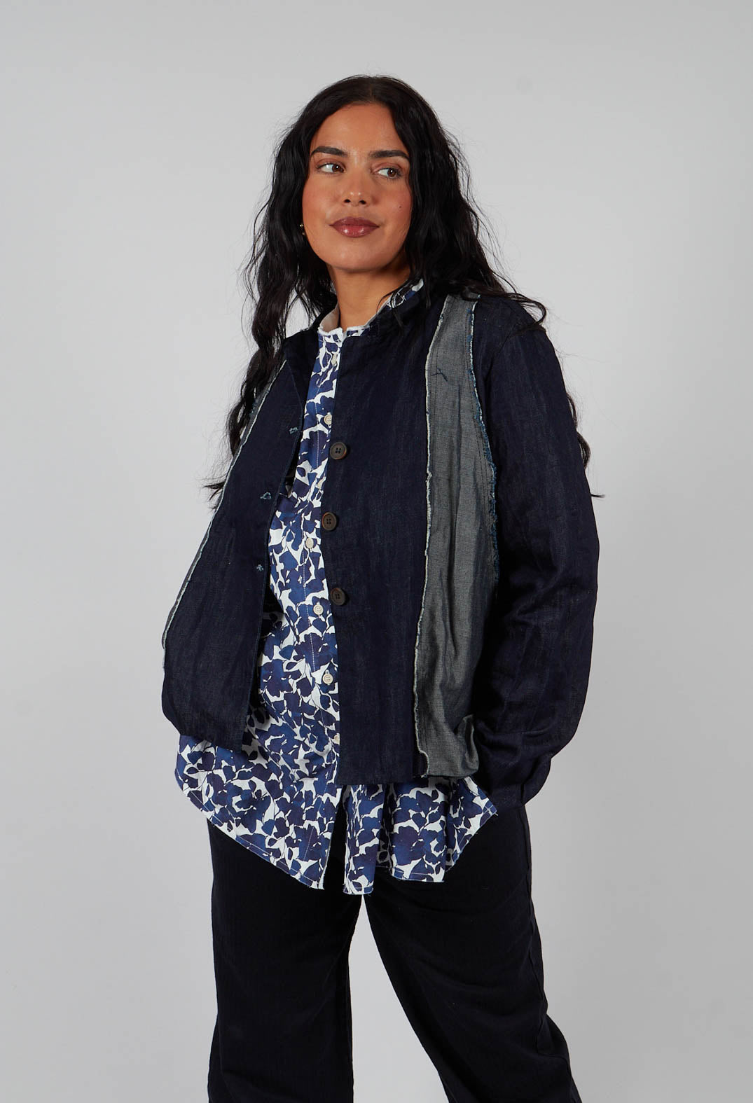 Two Tone Denim Jacket