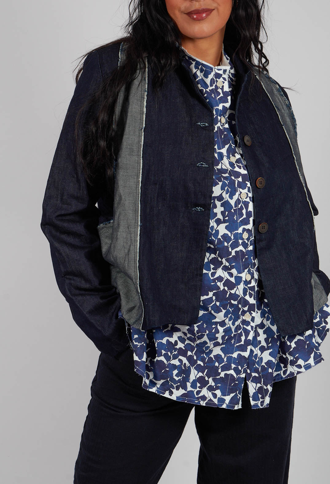 Two Tone Denim Jacket