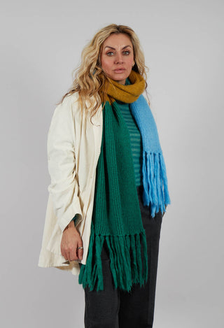 Cotton Flare Button Coat in Butter