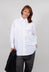 Button Up Long Sleeve Shirt in White