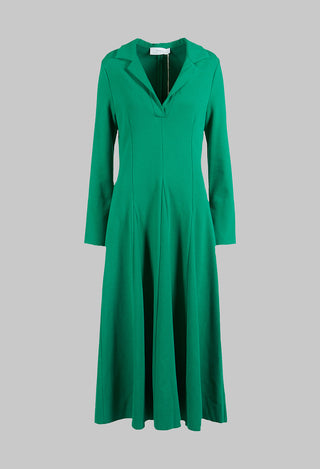 Fleece Maxi Dress in Kiwi