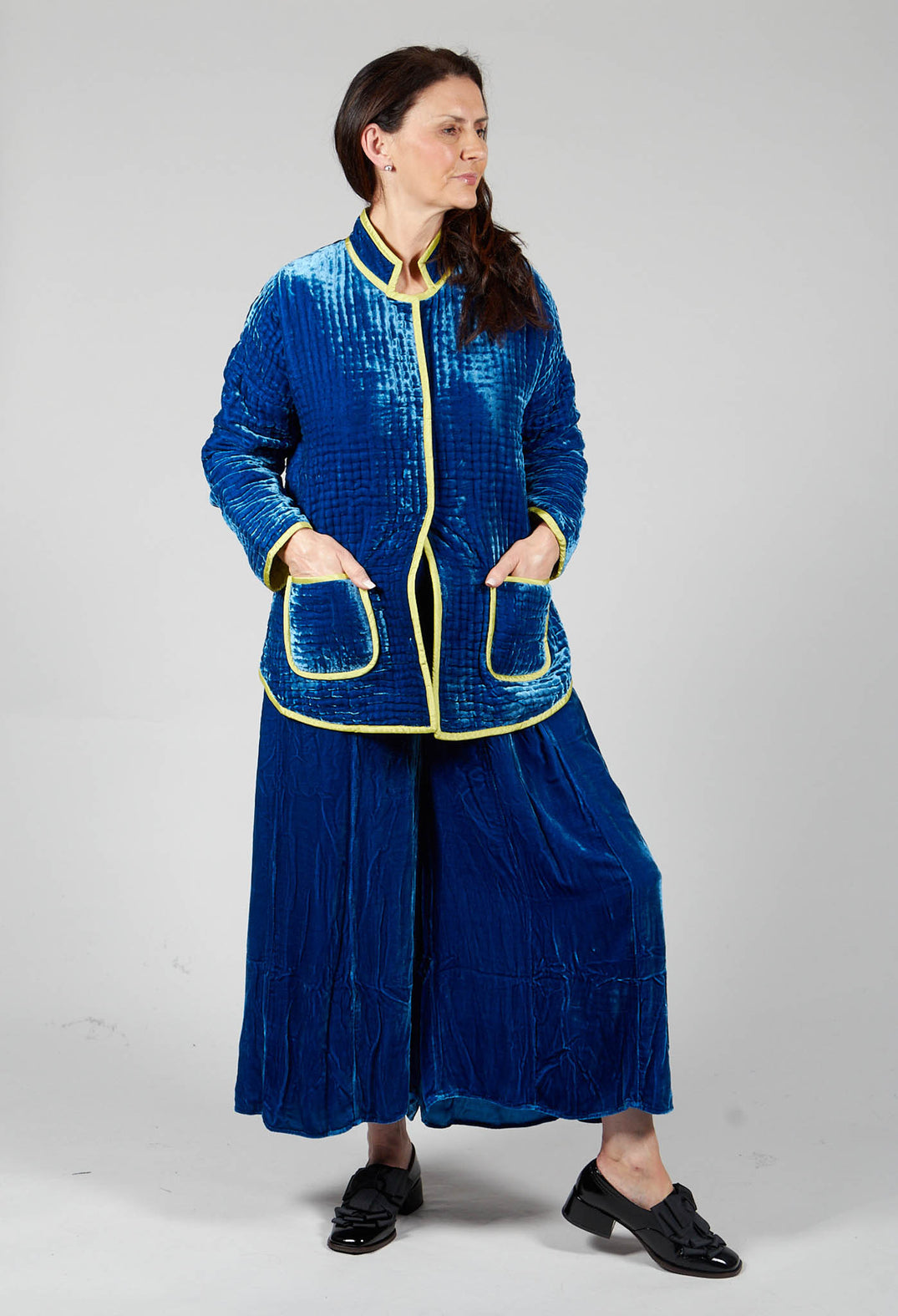 Aldina Pomegranate Jacket in Lapis