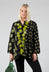 Button Up Blouse in Yellow Pois