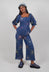 Molly Handwoven Jumpsuit in Indigo