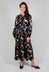 Seraphina Maxi Dress in Bindweed Coal