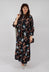 Flounce Dress in Bindweed Coal