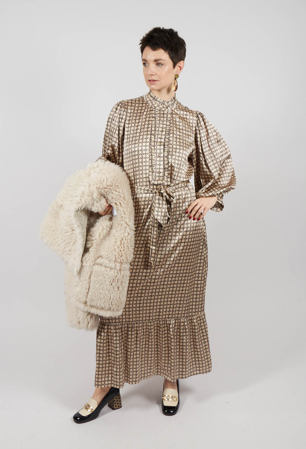 Flounce Dress in Couette