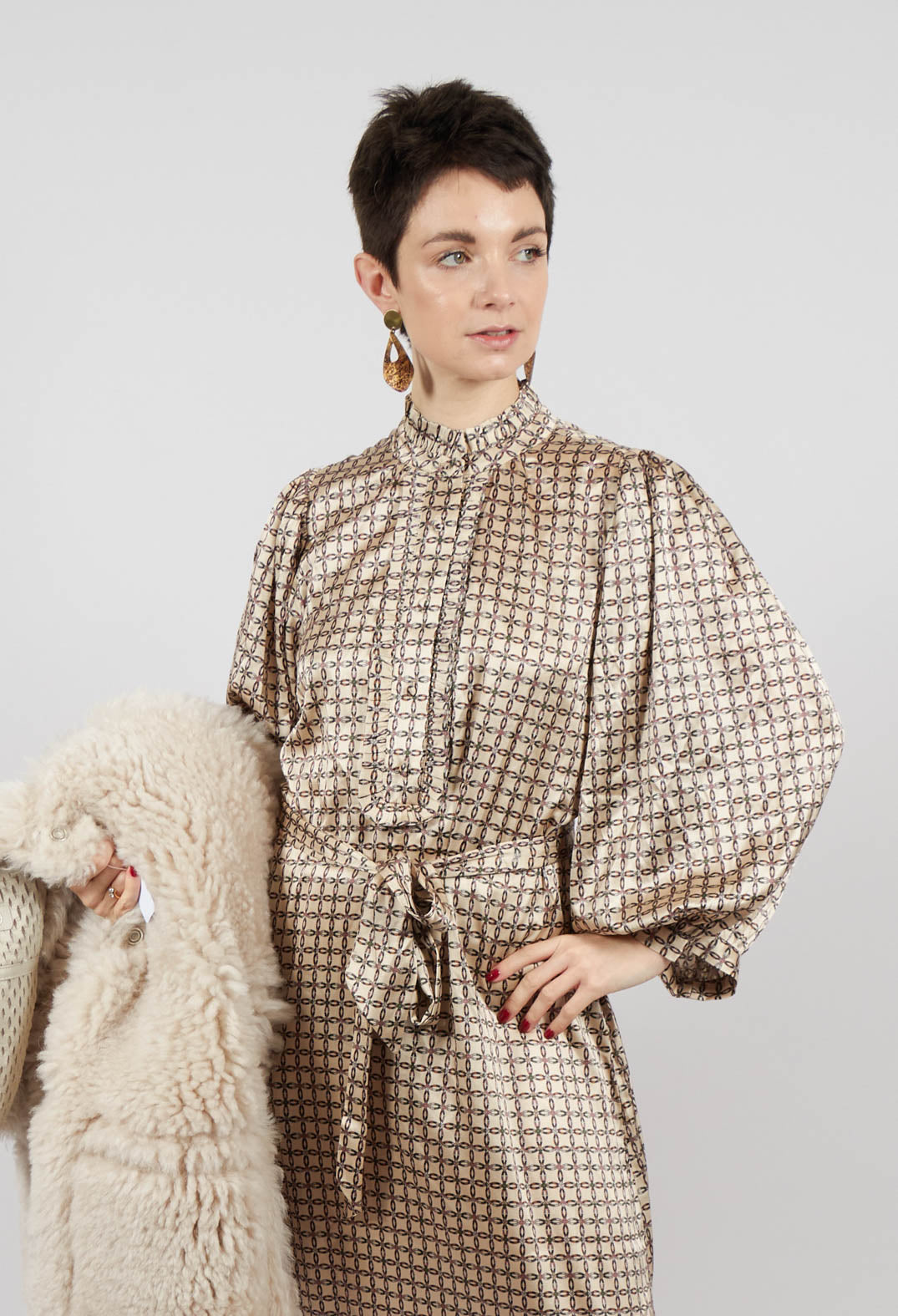 Flounce Dress in Couette