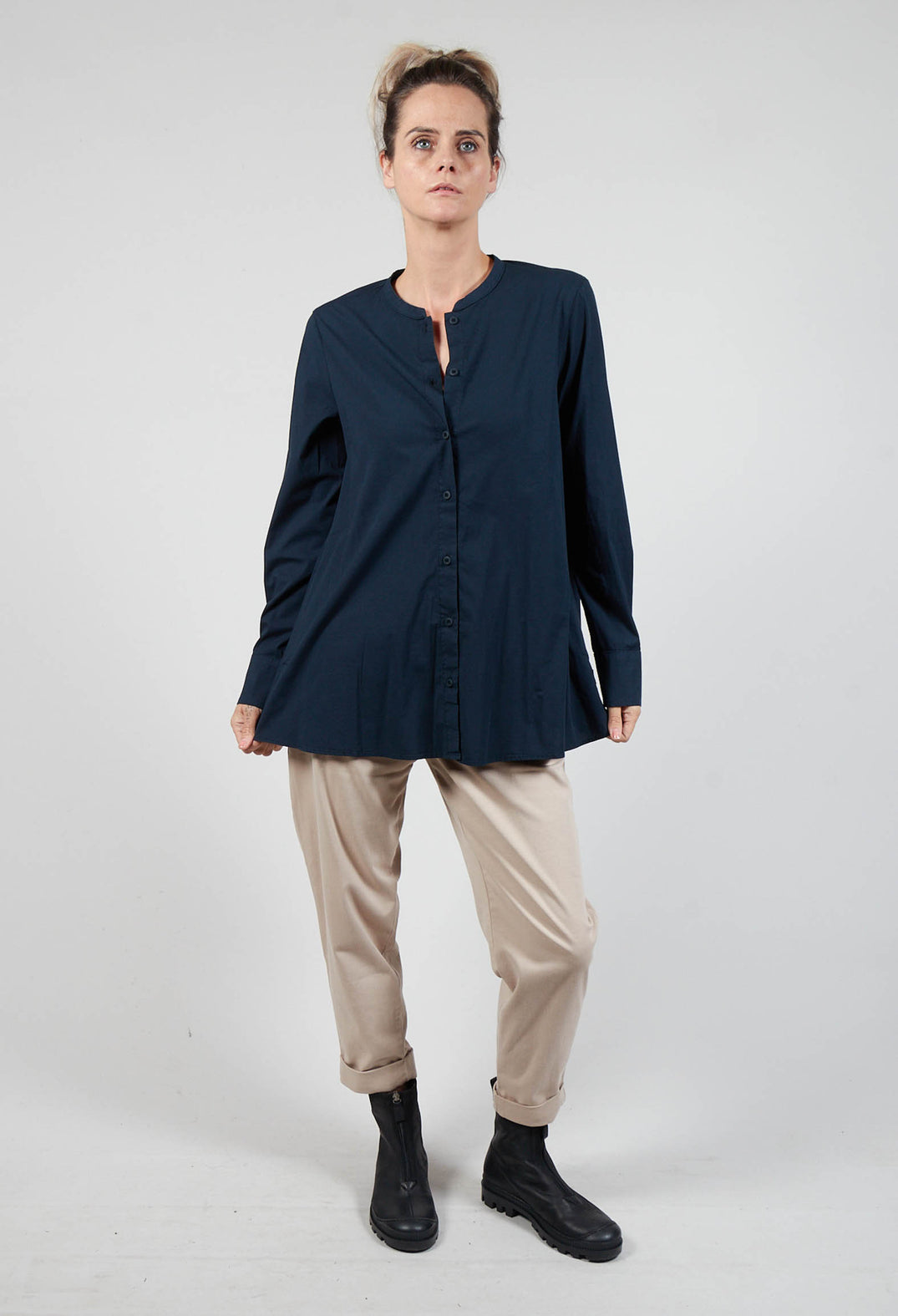 Monio Blouse in Dark Night