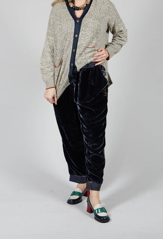 Trousers Still Velvet Mood in Jet Set