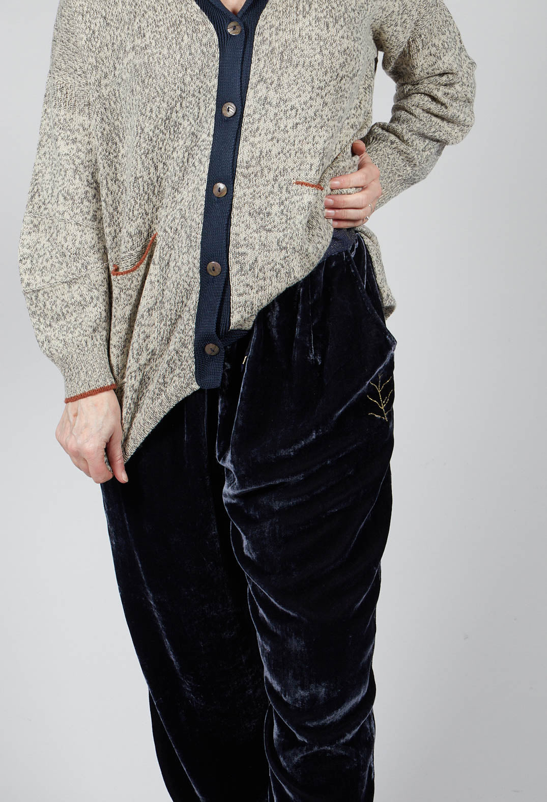 Trousers Still Velvet Mood in Jet Set