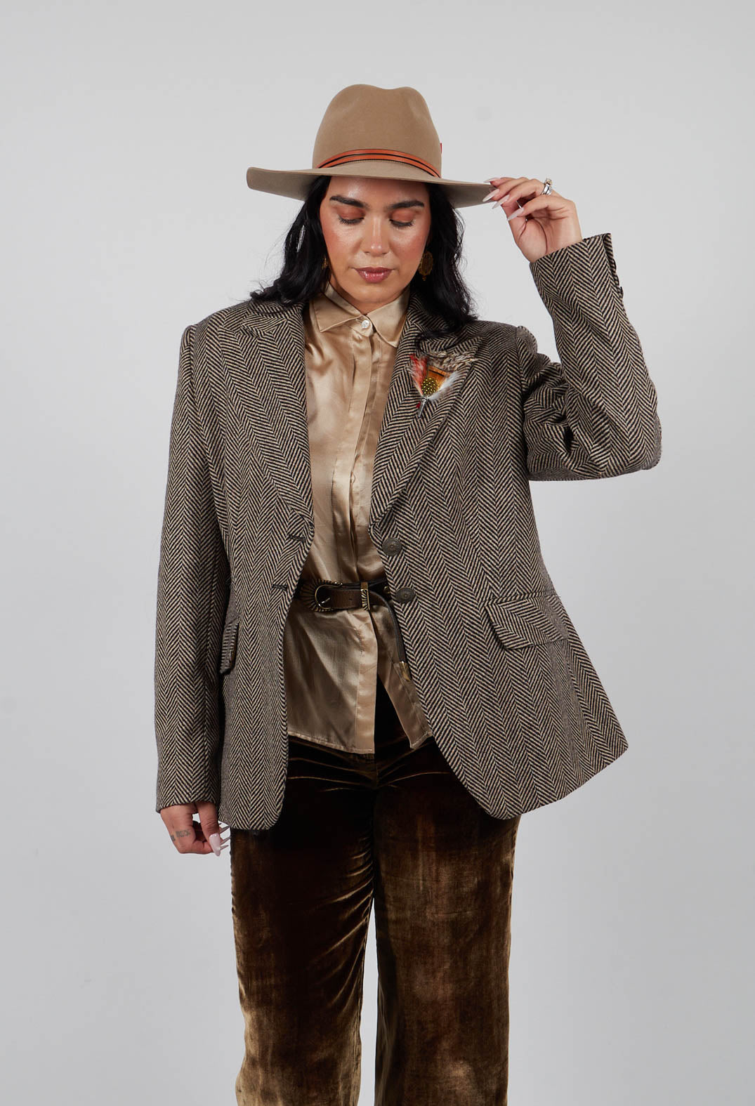 Swing Jacket in Stripe