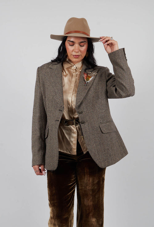 Swing Jacket in Stripe