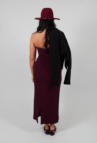 Tba Dress in Aubergine
