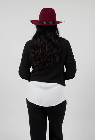 Wrap Blouse in Black