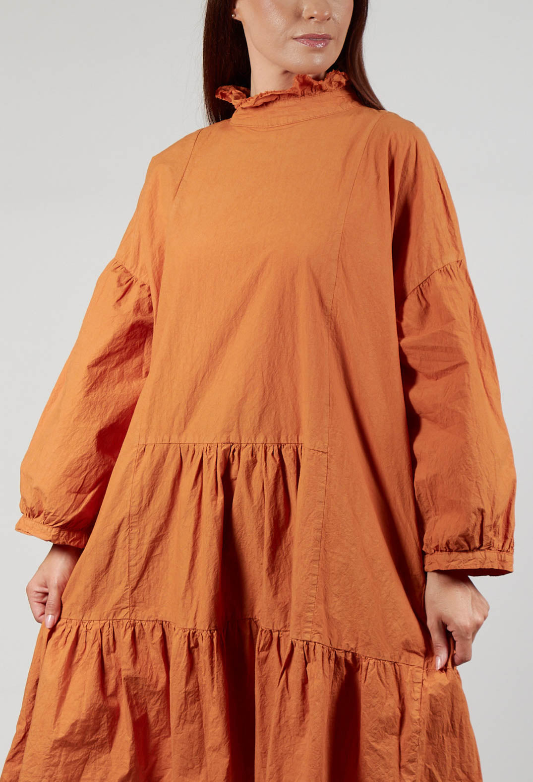 Gotterdame Top in Wurzel Orange