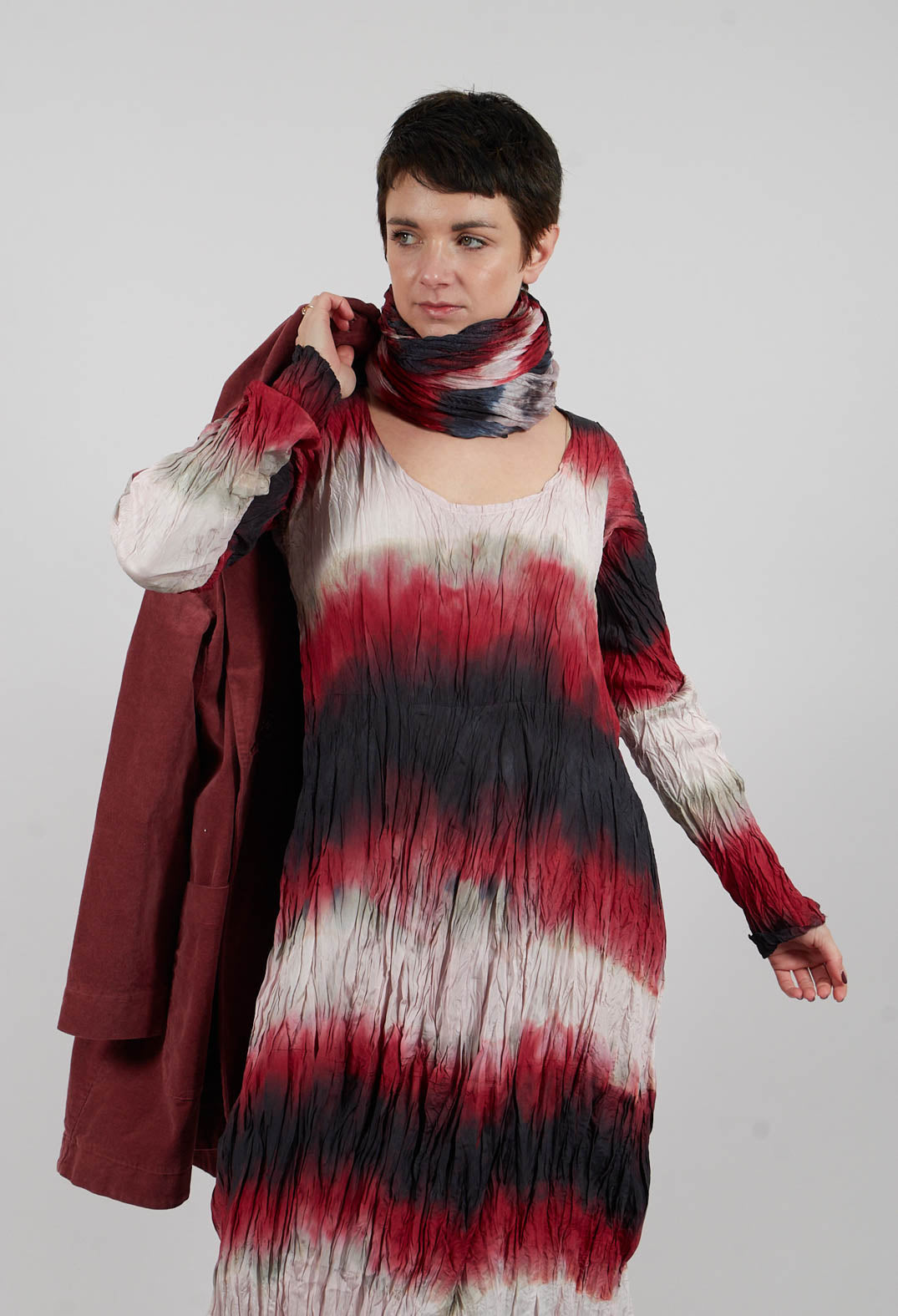Grundgehn Dress in Ideal Red