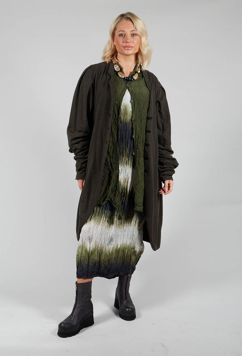 Hennadel Coat in Schlussel Green