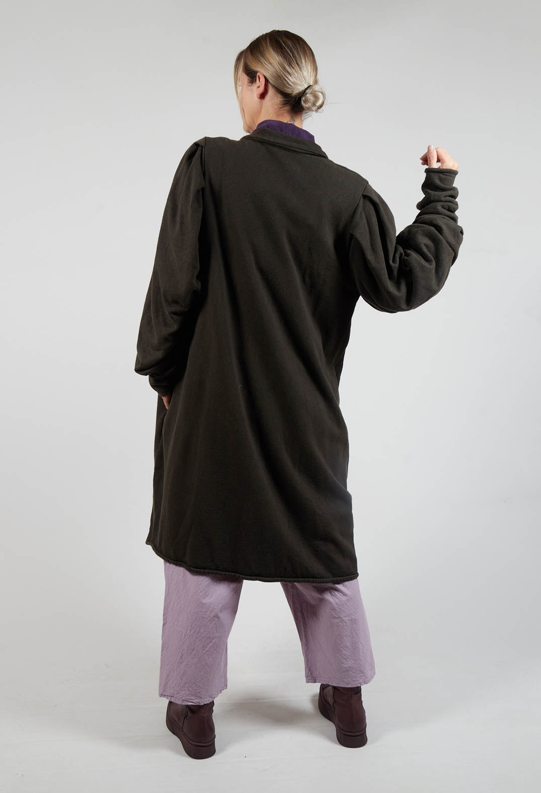 Hennadel Coat in Schlussel Green