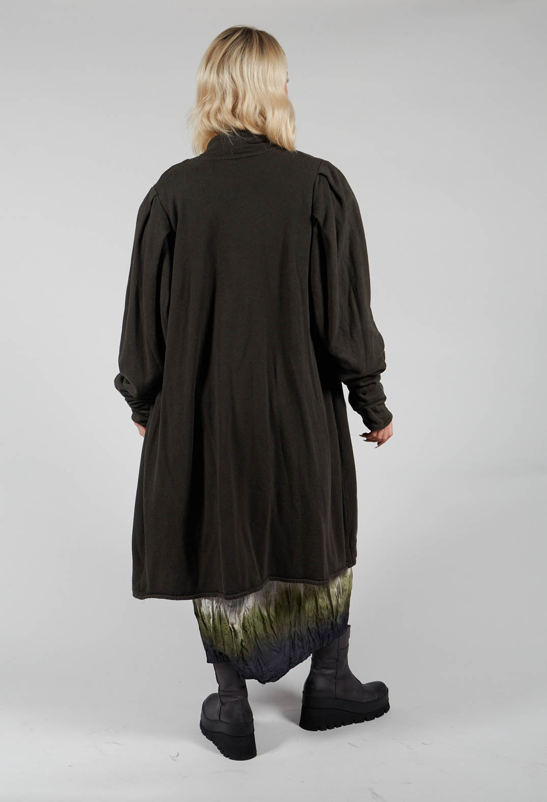 Hennadel Coat in Schlussel Green