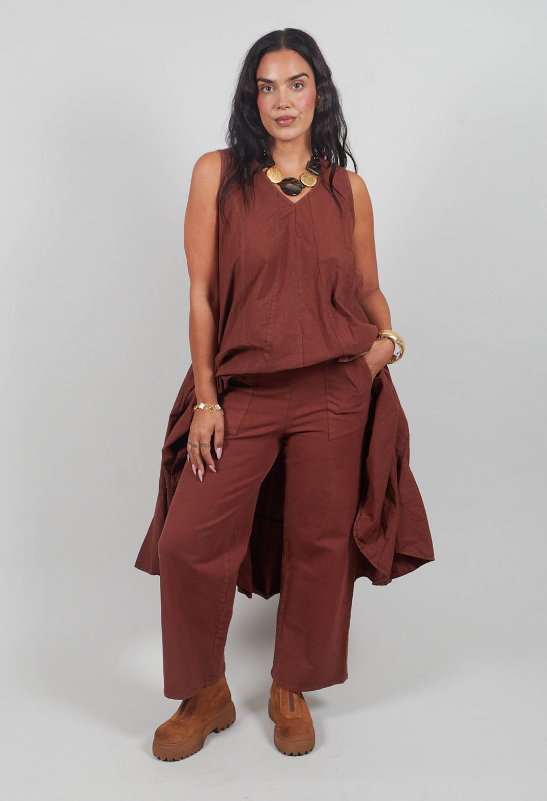 Kafallt Trousers in Mudcloth