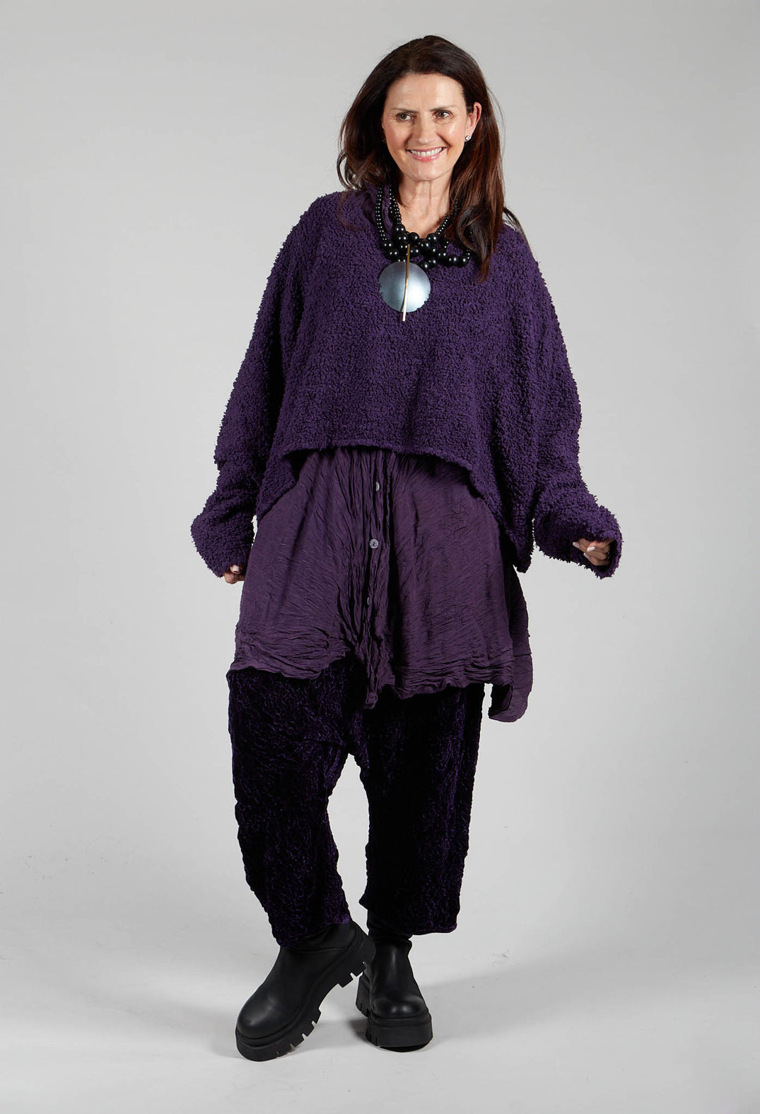 Besitzkraft Trousers in Eisenbahn Purple