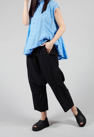 Zaunetz Trousers in Kaviar Black