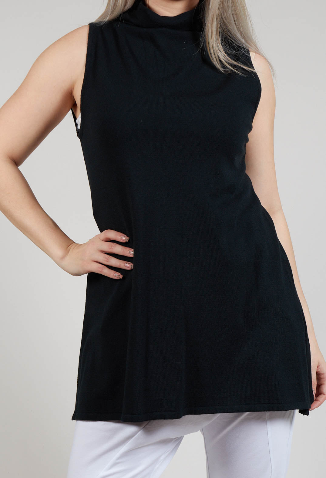 Soft Roll Neck Vest