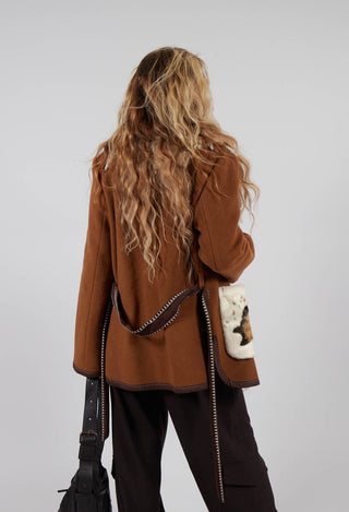 Wool Jacket in Nutmeg