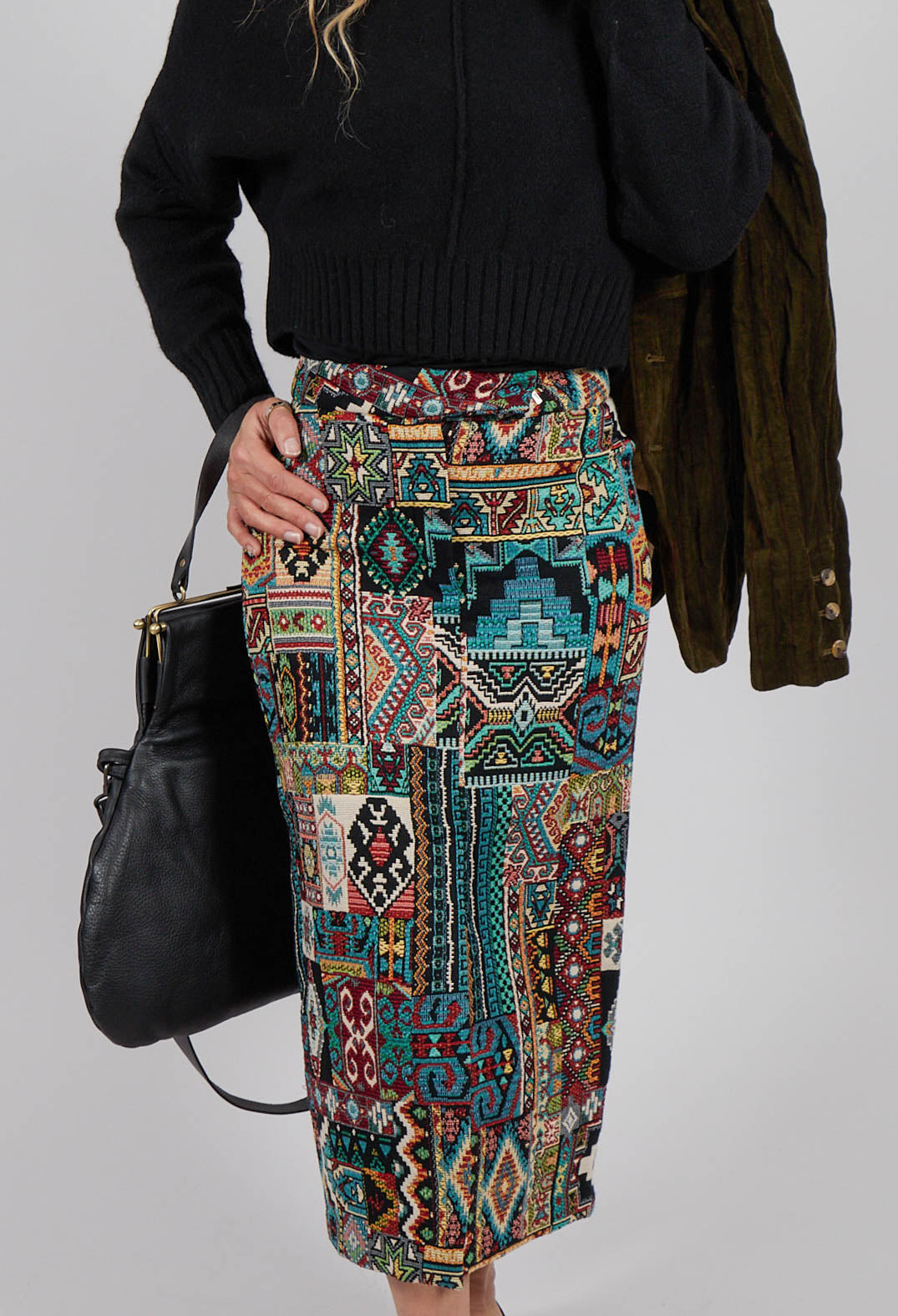 Pencil Skirt in Dragonfly