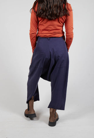 Hang Loose Trousers in Blueberry