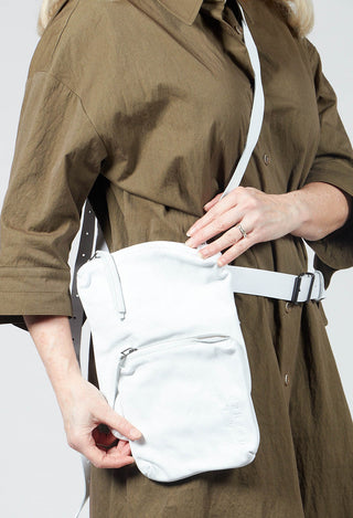 Twin Pocket Bag in White