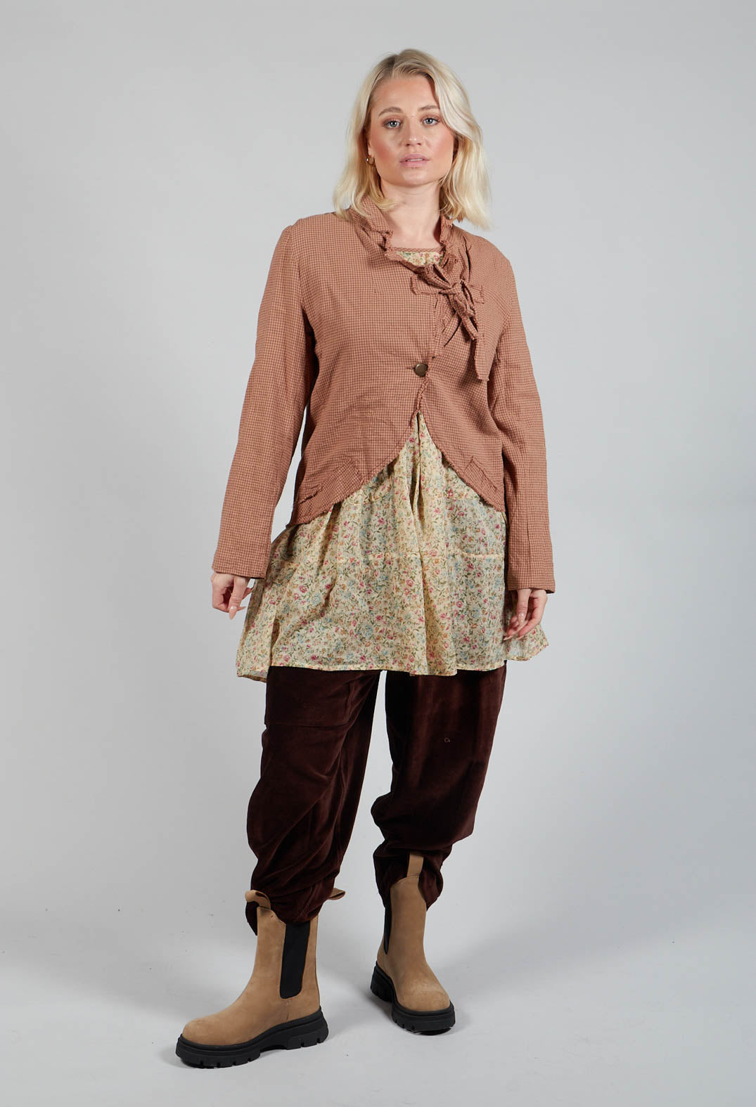 Elgantine Top in Vichy