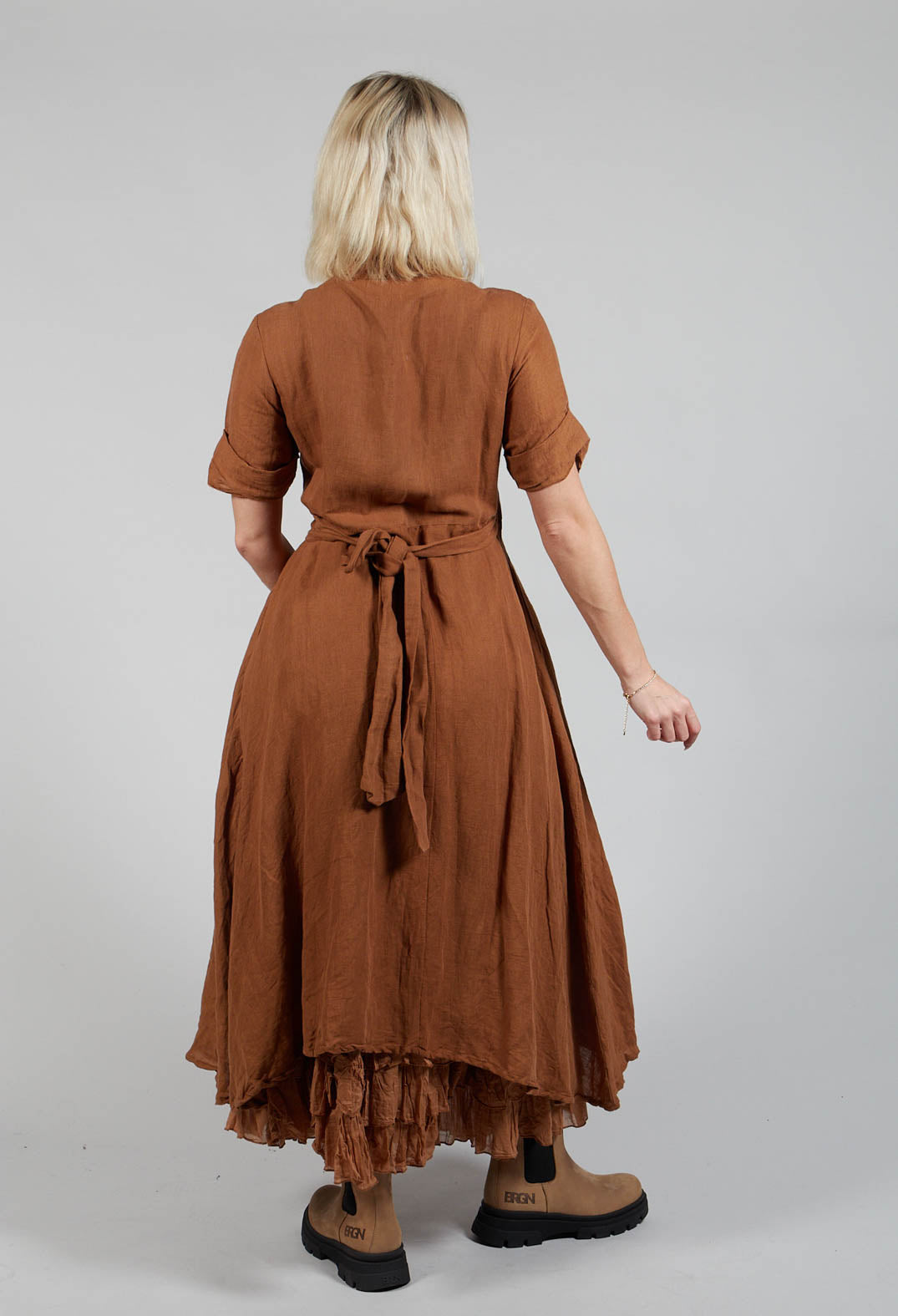 Stapelia Dress in Canelle