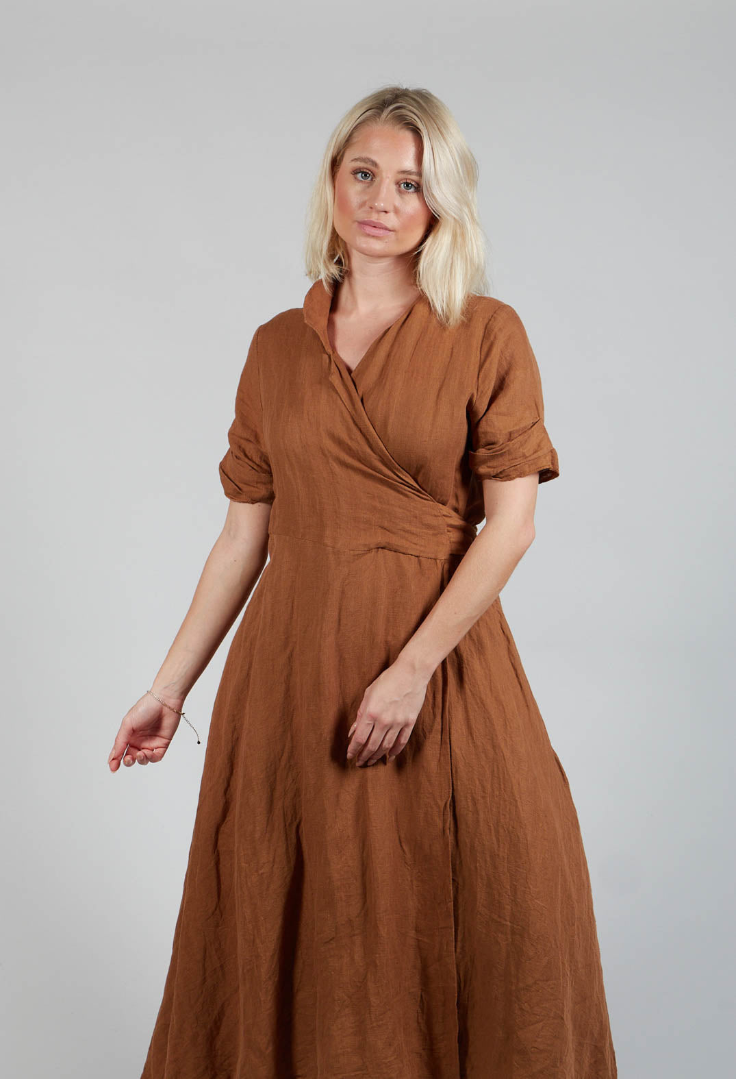 Stapelia Dress in Canelle