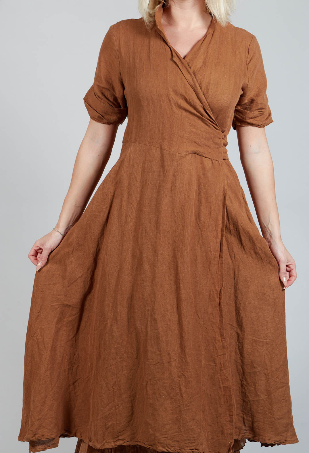 Stapelia Dress in Canelle
