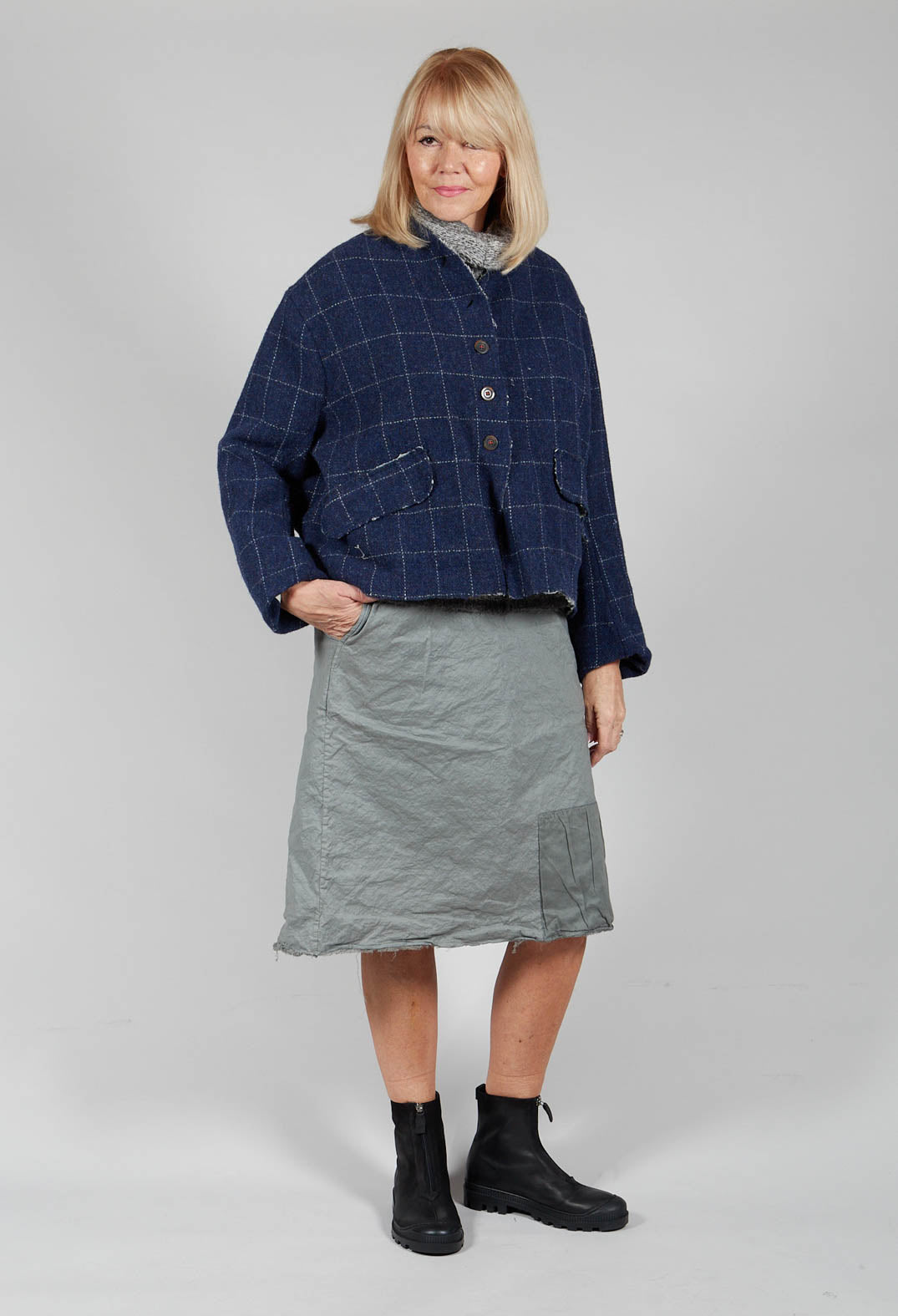 Midi Skirt in Ferro