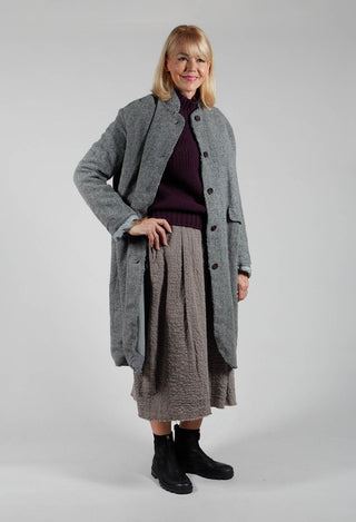 Coat Milva in Grey