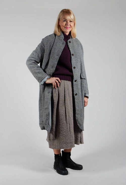 Coat Milva in Grey